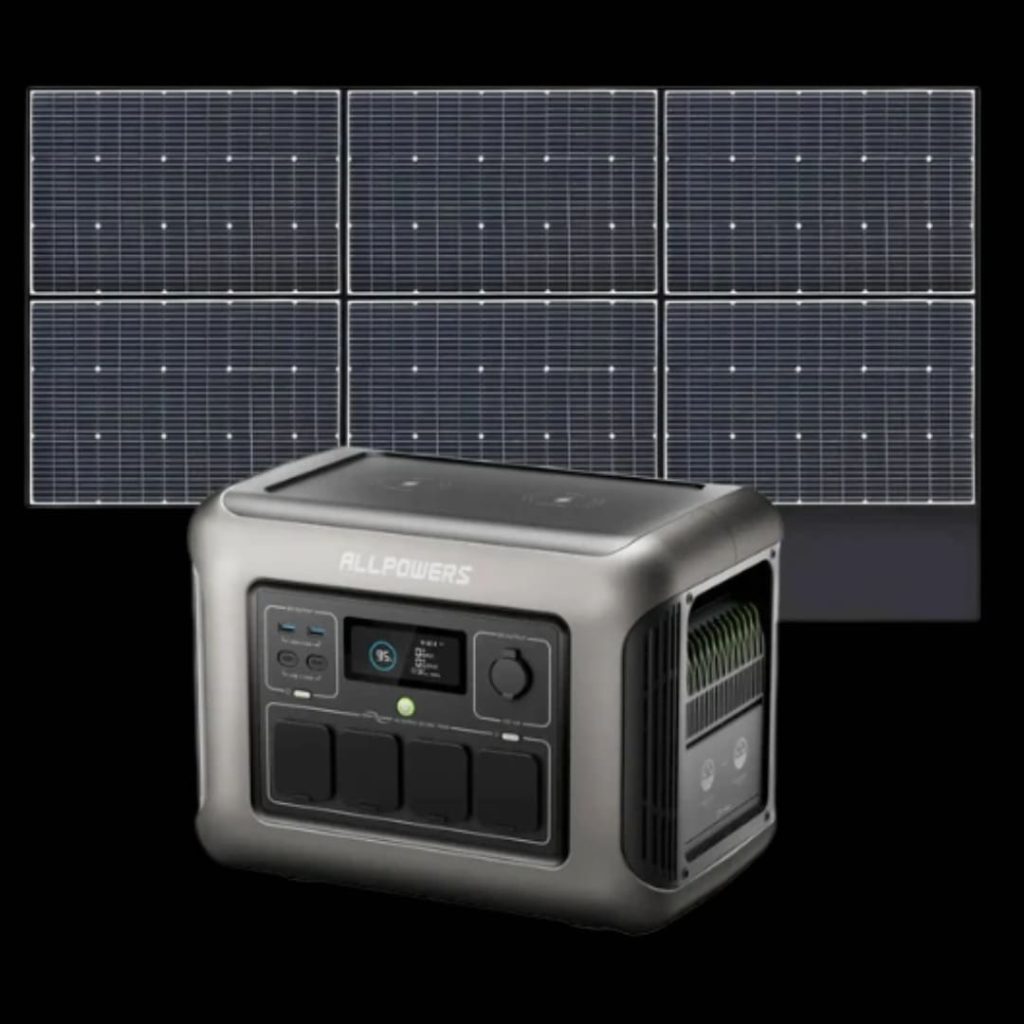 Batterie nomade Allpowers et panneau solaire